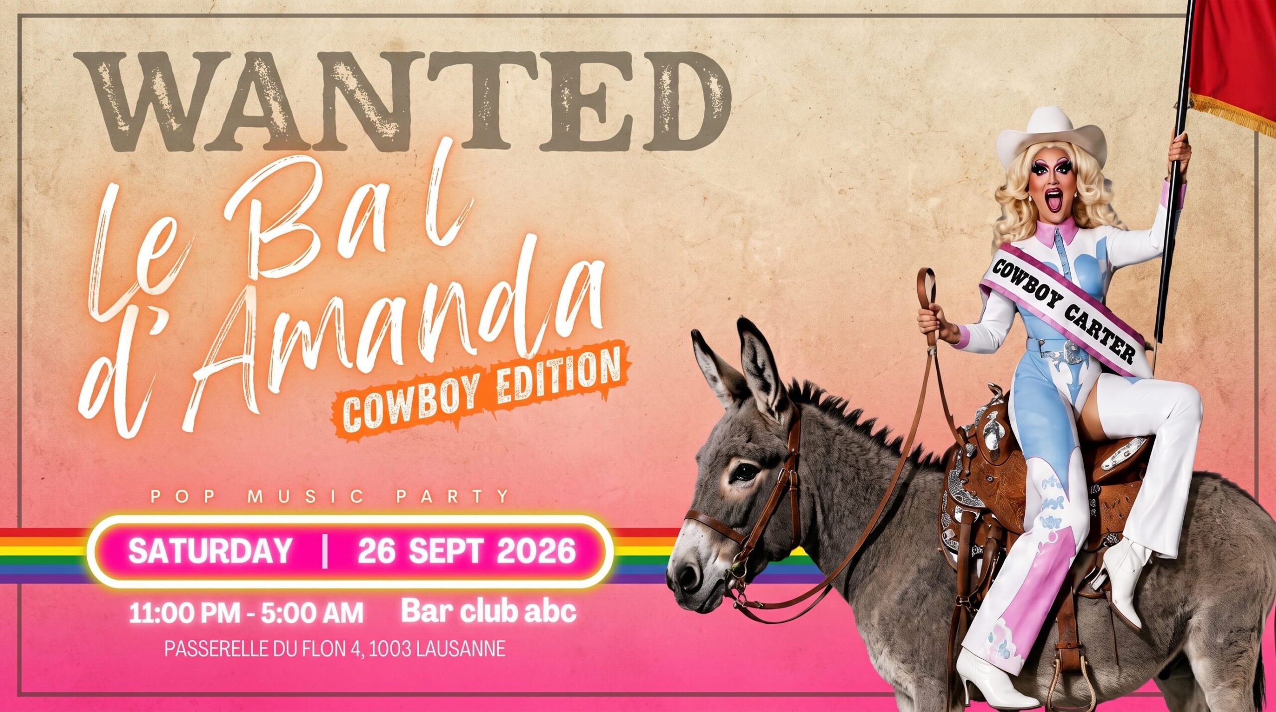 LE BAL D’AMANDA – COWBOY EDITION 🤠